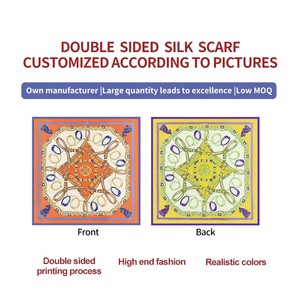 Bandana Quadrata di Alta Qualità OEM Riutilizzabile Neutra <span class=keywords><strong>per</strong></span> Stampa a Sublimazione Personalizzata Uomo Donna in Cotone Poliestere <span class=keywords><strong>per</strong></span> Sport all'Aperto - Product Image 4