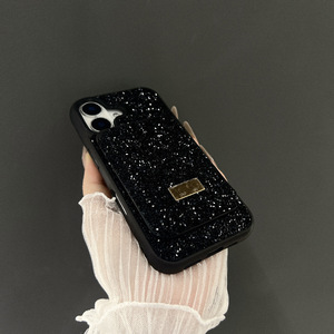 Custodia protettiva con strass di lusso con perline Apple 17 Air Shell Design di marca alla moda per iPhone 16 Pro Max Cover per <span class=keywords><strong>cellulare</strong></span> - Product Image 6