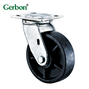 6 \ "Lenk rollen Hochtemperatur-Hoch leistungs nylon & Stahl 4 \" 5 \ "6 \" 8 \ "Platten rollen mit Bremse OEM anpassbar - Product Image 4