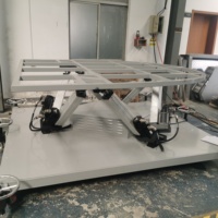 Plataforma de movimiento 6dof para simulador de vuelo, brazo robótico 6dof