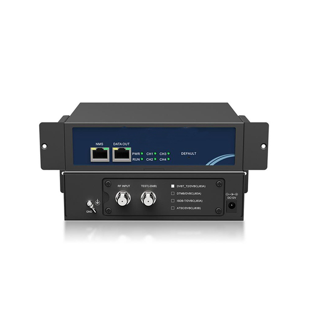 DMB-90E MINI 4-Channel Broadcast for Headend FTA DVB-TT2 to IP Gateway 128SPTS UDP RTP Out with Web UI Configuration
