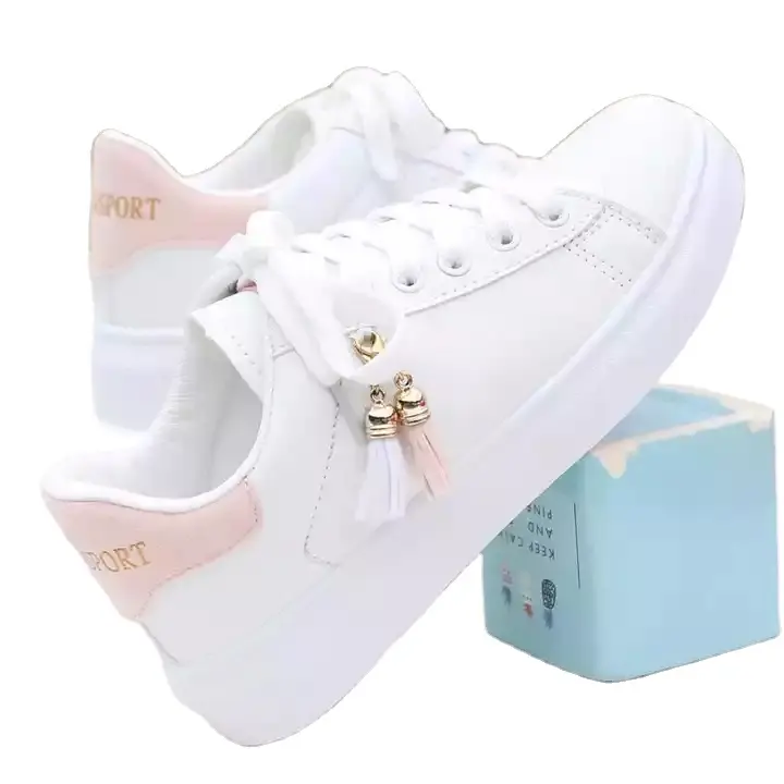 2022 New Spring Autumn Tenis Feminino Fashion White Shoes Woman Ladies Flat Sneakers White Casual Shoes Girl Running Sneakers
