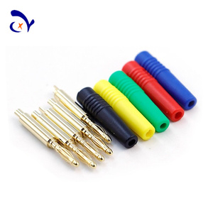 25.205 Amass 2.0mm Pure Copper Vergoldeter Bananen stecker Langes <span class=keywords><strong>Test</strong></span> instrument kann 10A standhalten - Product Image 2