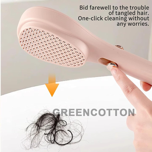 Sisir Rambut Pembersih Otomatis dengan Logo Kustom, Sisir Bantalan Udara, Sisir Pelurus Rambut, Sisir Penata Rambut Bulu Halus untuk Rambut Keriting - Product Image 5