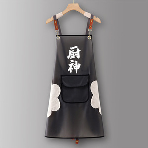 Tablier de cuisine imperméable et anti-taches en TPU <span class=keywords><strong>avec</strong></span> logo personnalisé pour femmes, nouveau style 2026, impression de logo personnalisable, pour le travail en cuisine - Product Image 6