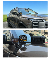 Accessoires de voiture, éclairage de travail LED, éclairage auxiliaire, support de pilier A en aluminium noir pour Nissan Frontier 2023-2026
