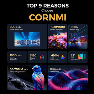 Gafas Inteligentes 3D para Juegos, <span class=keywords><strong>Realidad</strong></span> <span class=keywords><strong>Virtual</strong></span>, Pantalla Gigante Espacial, Cine Privado, Hardware de <span class=keywords><strong>Realidad</strong></span> Aumentada, Gafas Inteligentes de <span class=keywords><strong>Realidad</strong></span> <span class=keywords><strong>Virtual</strong></span> Inmersiva para el Hogar - Product Image 2