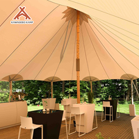 Tente de réception extérieure étanche Kawagebo Kamp (KK) 10m / 32,8' pour glamping, mariages et événements de luxe