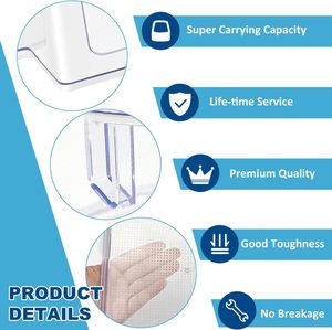 Reemplazo actualizado del contenedor del estante de la puerta del refrigerador W11239961Compatible con las piezas del estante de la puerta del refrigerador <span class=keywords><strong>Whirlpool</strong></span> - Product Image 3
