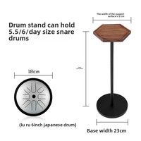 Musical Instrument Factory Universal Beech Foldable Small Drum Stand 5/6/8-inch Sound Bowls; Adult Performance