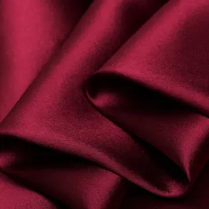 Wholesale 100% satin mulberry Silk charmeuse fabric 22MM