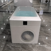 ICEGALAX 1 HP Baignoire spa tout-en-un Bain de glace plongeant froid en acrylique avec fonction de refroidissement et de chauffage de désinfection à l'ozone