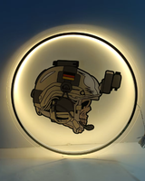 Letrero Luminoso Personalizado con Letras Doradas, Logotipo 3D, Letreros LED Personalizados, Letras Acrílicas con Canal LED para Negocios