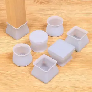 Đồ nội thất bảo vệ ghế chân bao gồm bàn chân vớ dày Silicone Ghế chân bảo vệ sàn