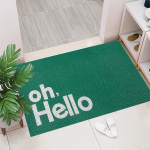Modèle personnalisé tapis à usage domestique tapis de porte Bonjour impression matériau PVC épais anti-dérapant bienvenue <span class=keywords><strong>paillasson</strong></span> d'entrée - Product Image 3