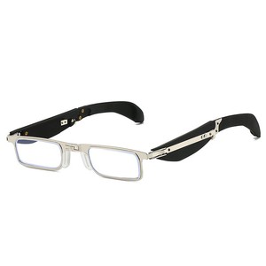 <span class=keywords><strong>Gafas</strong></span> de lectura plegables unisex de moda para corrección de la visión, portátiles, duraderas, <span class=keywords><strong>con</strong></span> bloqueo de luz <span class=keywords><strong>azul</strong></span>, para <span class=keywords><strong>presbicia</strong></span>, <span class=keywords><strong>con</strong></span> estuche <span class=keywords><strong>con</strong></span> cremallera - Product Image 6