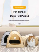Tente pour animaux de compagnie toutes saisons, respirante et imperméable, nid pour chat et chien, tapis rafraîchissant d'été, maison pliable pour chat d'extérieur