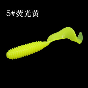 Prezzo per 1 Kg/sacchetto di esche artificiali per la pesca con esche morbide multicolore e profumate, a coda singola - Product Image 2