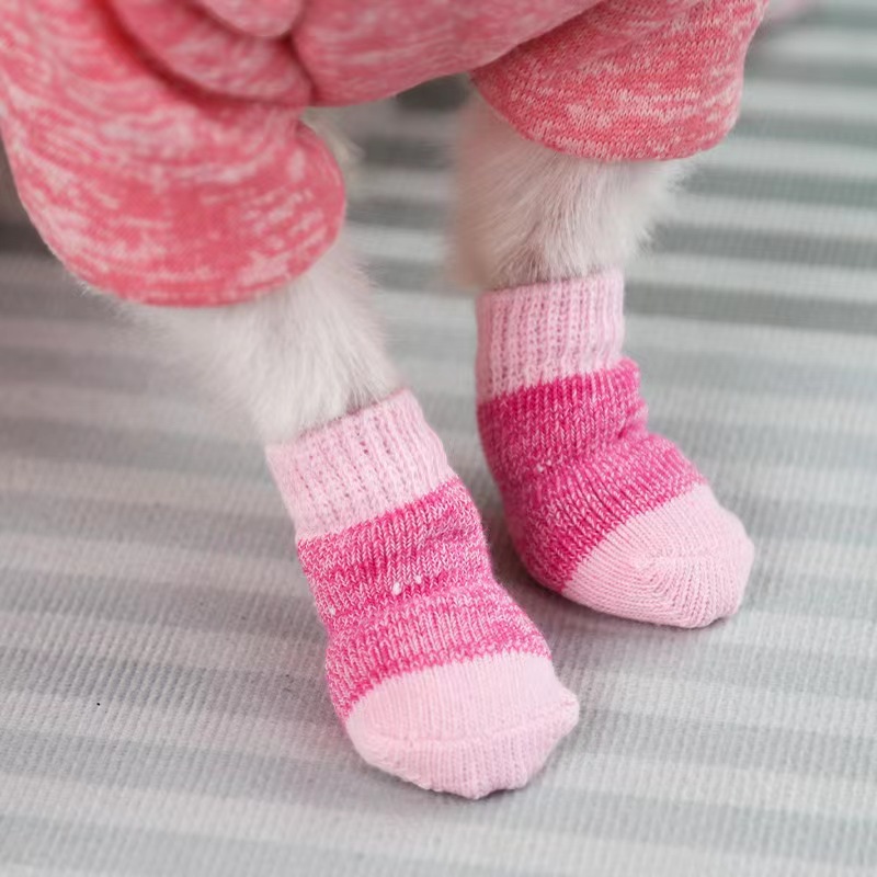 Factory Selling Nice Quality Cute Pet Socks Multi-Pattern Dog Socks Warm Accessories For Pet Dog Cat