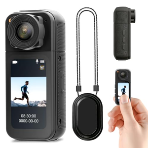 กล้องแอคชั่นไร้สายขนาดพกพา S83 Mini Pocket WIFI ความละเอียด 2.7K เลนส์หมุนได้ 180 องศา ควบคุมด้วยนิ้วหัวแม่มือ บันทึกภาพด้วยแม่เหล็ก กันน้ำ - Product Image 1