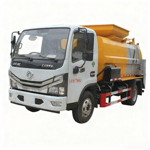 Camion de collecte des déchets alimentaires DFAC, nouveau, 5 m³, 140 CV, système hydraulique, polyvalent pour les communautés urbaines et les <span class=keywords><strong>services</strong></span> ruraux - Product Image 1