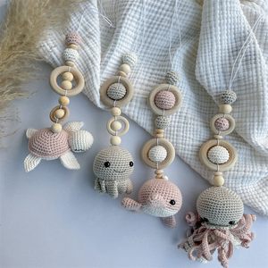 Bébé GYM Jouet <span class=keywords><strong>Crochet</strong></span> Pendentif pour Bébé Arche de Jeu <span class=keywords><strong>Crochet</strong></span> Tortue Méduse Poulpe <span class=keywords><strong>Baleine</strong></span> pour Bébé GYM - Product Image 2