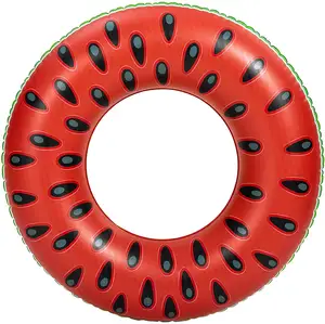 Swimming Rings for Kids Adults Inflatable Pool Floats Fruits Pool Tubes Summer Beach Water Float Party Pool Toys Donut Floatie