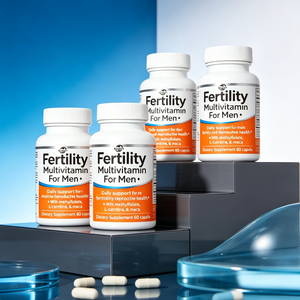 Vente en gros usine OEM Vitamines naturelles Multivitamines Aide à la fertilité pour femmes Supplément de fertilité Soutien du nombre et de la motilité des spermatozoïdes chez l'homme - Product Image 5