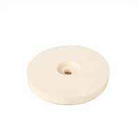 Meilleure Vente Disque de Ponçage en Feutre de Laine Rouge 125/150/180mm, Roue de Polissage en Feutre de Laine Haute Densité pour Verre, Métal, Marbre