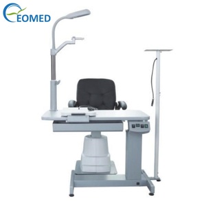 C-180A <b>Mini</b> Optometry Unit Ophthalmic Refraction Unit Small Combination <b>Table</b> with Chair - Product Image 1