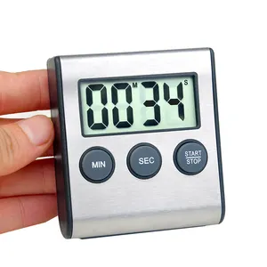 Household best selling 99minutes 59 seconds stainless steel digital kitchen timer countdown timers alarm