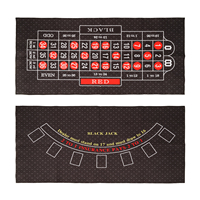 Tapis de poker de Table personnalisé en caoutchouc Texas Casino Meilleure vente Jouer Rectangle Impression