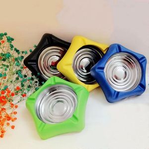 Cenicero de acero inoxidable Metarren con cubierta de silicona, 4 colores, para uso en el hogar, oficina, hotel, KTV - Product Image 2