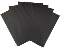 Papier de soie noir épais 30gsm 31gsm 35gsm, papier d'emballage noir 17gsm pour cadeaux, fleurs et fruits