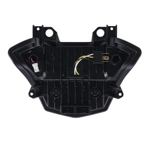 Yongjin ไฟหน้า LED สีดำมอเตอร์ไซค์ที่สว่างมากพร้อมลำแสงสูง/ต่ำสำหรับ Kawasaki Z650/<span class=keywords><strong>versys</strong></span> <span class=keywords><strong>X</strong></span> <span class=keywords><strong>300</strong></span> - Product Image 4