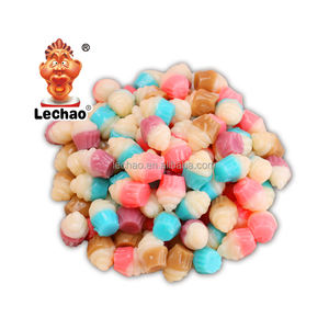 Venta al por mayor Halal Helado Cupcake Forma Pastel personalizado en forma de mezcla de frutas Gummy Jelly Candy Sour Sweet 3D Candy - Product Image 2