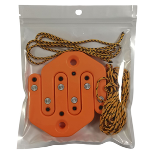 Sistema de Poleas y Cuerdas de Nylon para Elevación, Herramienta Portátil para Actividades al Aire Libre, Equipo de Transporte de Carga para Camping - Product Image 5