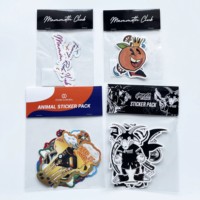 Packs d'autocollants en vinyle imperméables personnalisés avec carte de tête, ensembles d'autocollants découpés sur mesure résistants à l'eau et aux UV pour la décoration
