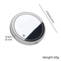 Sous-verre LED RGB intelligent pour porte-gobelet de voiture, en acrylique étanche, avec éclairage pour boissons