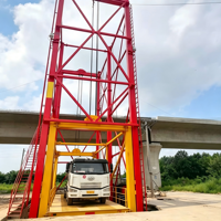 Plateforme de levage pour la construction de ponts et de grues, avec palan de 60 tonnes pour véhicules lourds/camions malaxeurs à béton