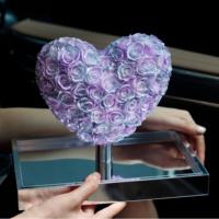 Lovebay Saint Valentin Cadeau Enchanted Infinity Forever Roses Préservées Coeur Rose éternelle Fleur préservée dans des boîtes en acrylique