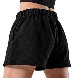 <b>Women</b> Casual Cotton Sweat <b>Shorts</b> High Waist Pockets Gym Yoga <b>Shorts</b> Wholesale Supplier - Product Image 1