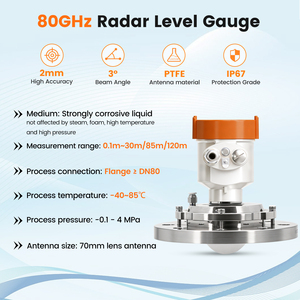 Moary ME803D Hot Sale Customize High Temperature Cement Silo 80GHz Water Tank <strong>Level</strong> Gauge <strong>Radar</strong> <strong>Level</strong> <strong>Transmitter</strong> - Product Image 2