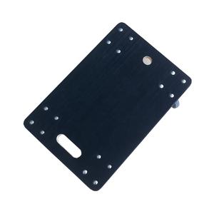 Big <span class=keywords><strong>Black</strong></span> Wood 300 Kg Load Moving <span class=keywords><strong>Dolly</strong></span> con rueda de 5'' - Product Image 4