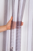 Rideau de perles en acrylique pour portes, rideaux à perles suspendus, rideaux à franges, séparateur de pièce, décoration pour porte, fenêtre, salon