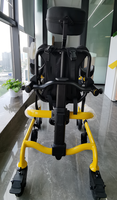 Déambulateur pour usage domestique pour personnes atteintes de paralysie cérébrale, avec 3 tailles (S/M/L) et appui-tête et accoudoirs réglables