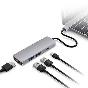 Type-C USB 3.0 HDMI Thunderbolt 4 cổng Splitter Adapter Tương thích MacBook Pro Samsung Galaxy S9/S8/Note 9 âm thanh video phụ kiện - Product Image 6