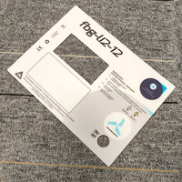 Autocollant personnalisé en vinyle brillant découpé à la forme, avec revêtement graphique adhésif permanent en polycarbonate mat