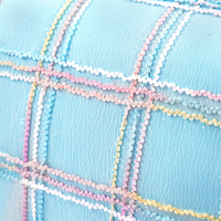 Petit sac de voyage pour enfants de nuit pour filles mignon sac de danse à carreaux bleu pour tout-petits sac de sport pour fin de semaine