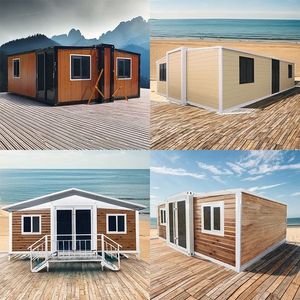 Casa Prefabricada de Lujo de 2 Pisos, Villa Modular Desmontable Moderna, 3 Dormitorios, 20 pies x 40 pies, Estructura de Acero de Alta Gama, Casa/Hotel - Product Image 3